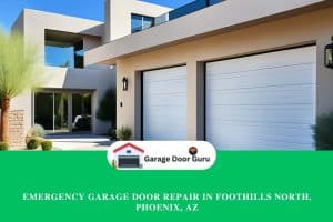 Emergency Garage Door Repair in Foothills North, Phoenix, AZ